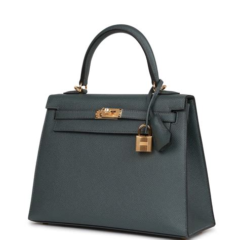 hermes bleu orage kelly|HERMES Epsom Kelly Sellier 25 Bleu Orage .